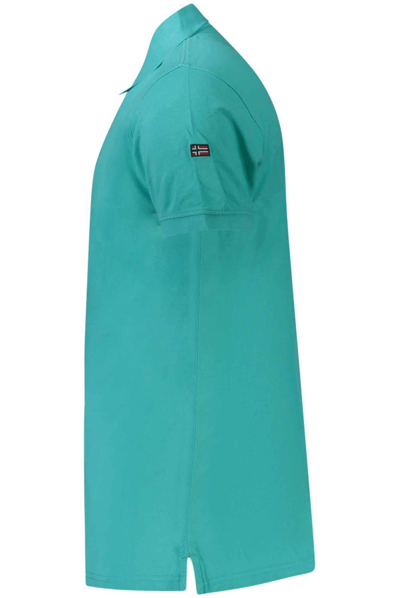 Polo de Manga Corta para Mujer Azzurro (Slim Fit)