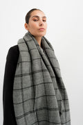 Bufanda gris cuadros-81404