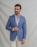 CHAQUETA CASUAL CELESTE