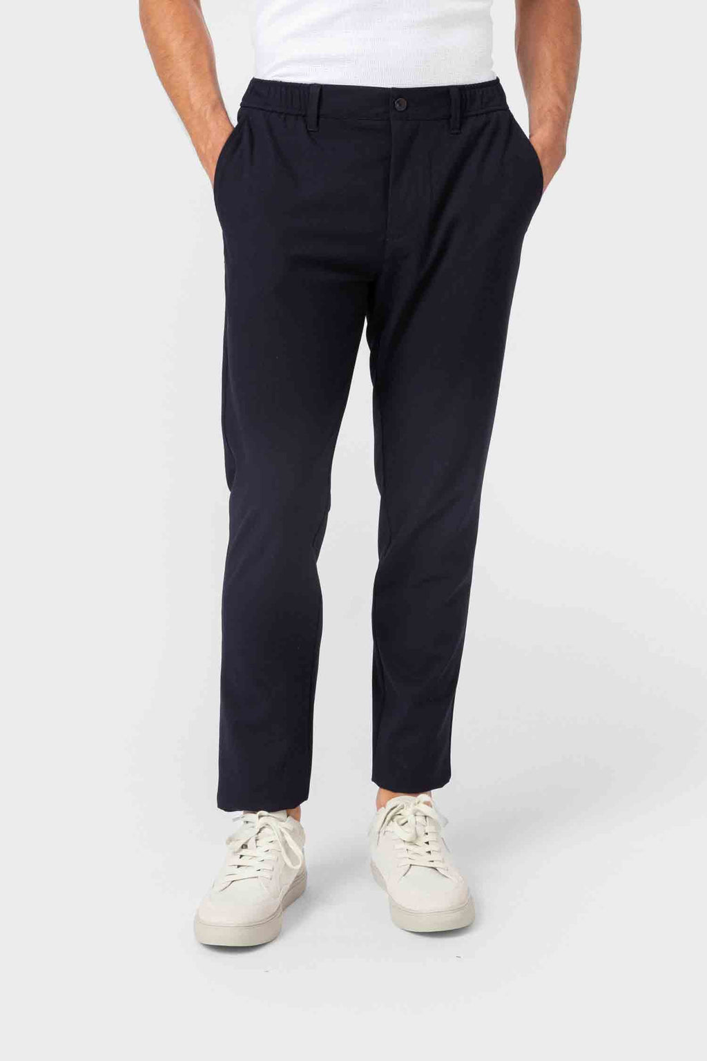 PANTALÓN CASUAL GOMA VESTIR AZUL