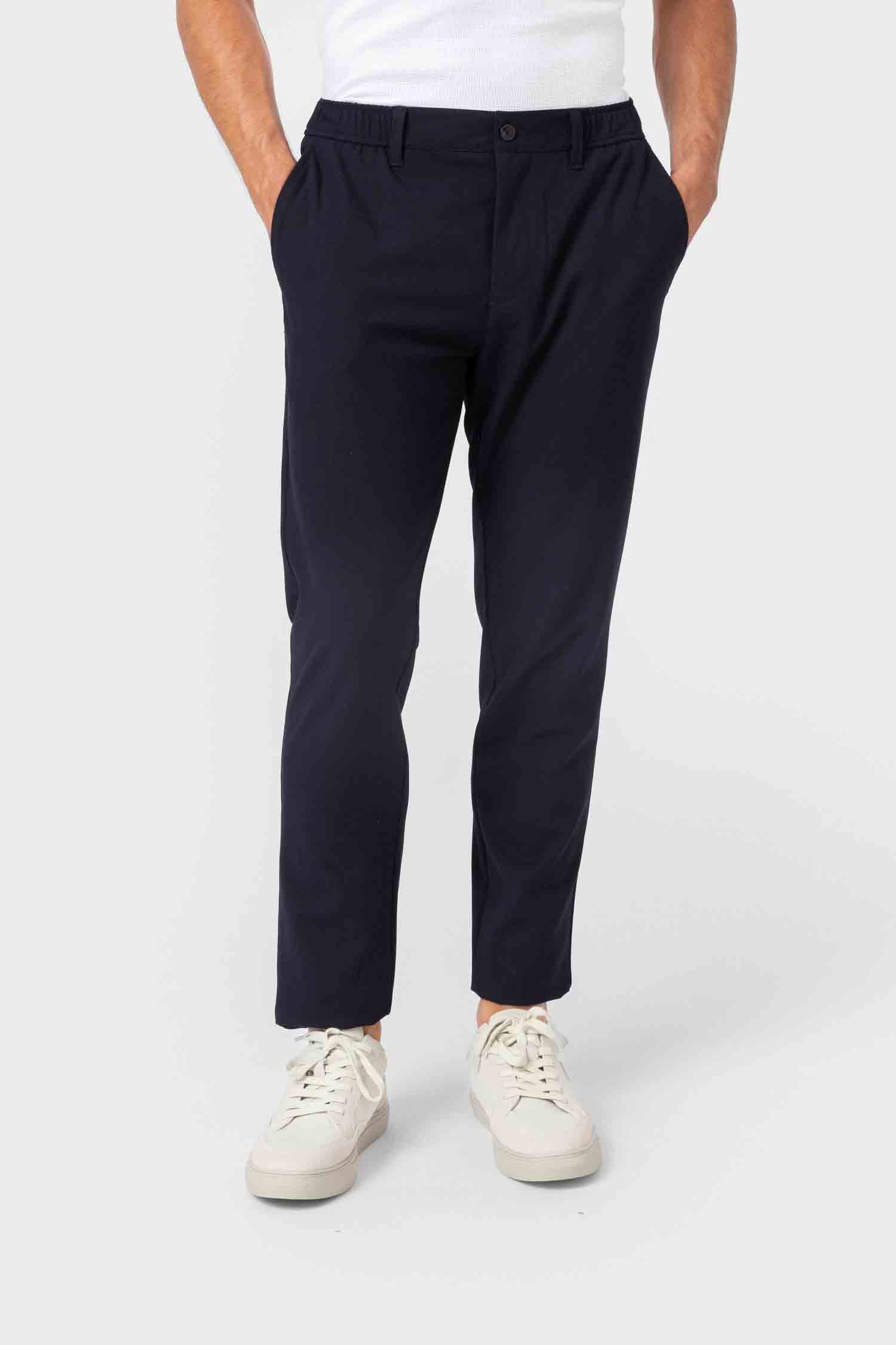 PANTALÓN CASUAL GOMA VESTIR AZUL