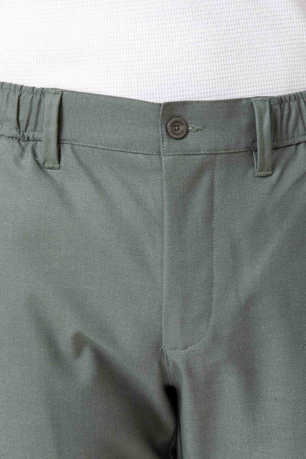 PANTALÓN CASUAL GOMA VESTIR VERDE