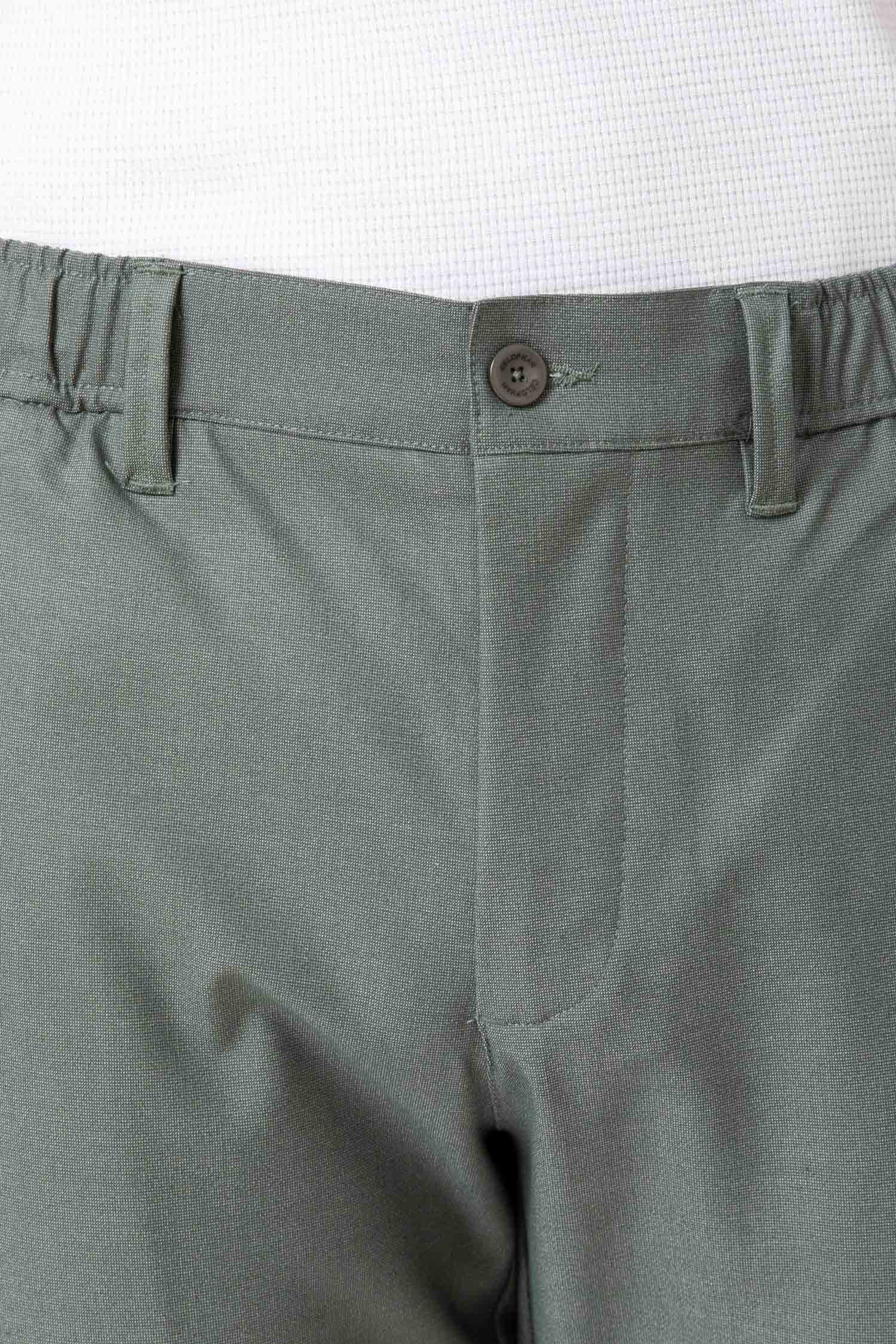PANTALÓN CASUAL GOMA VESTIR VERDE