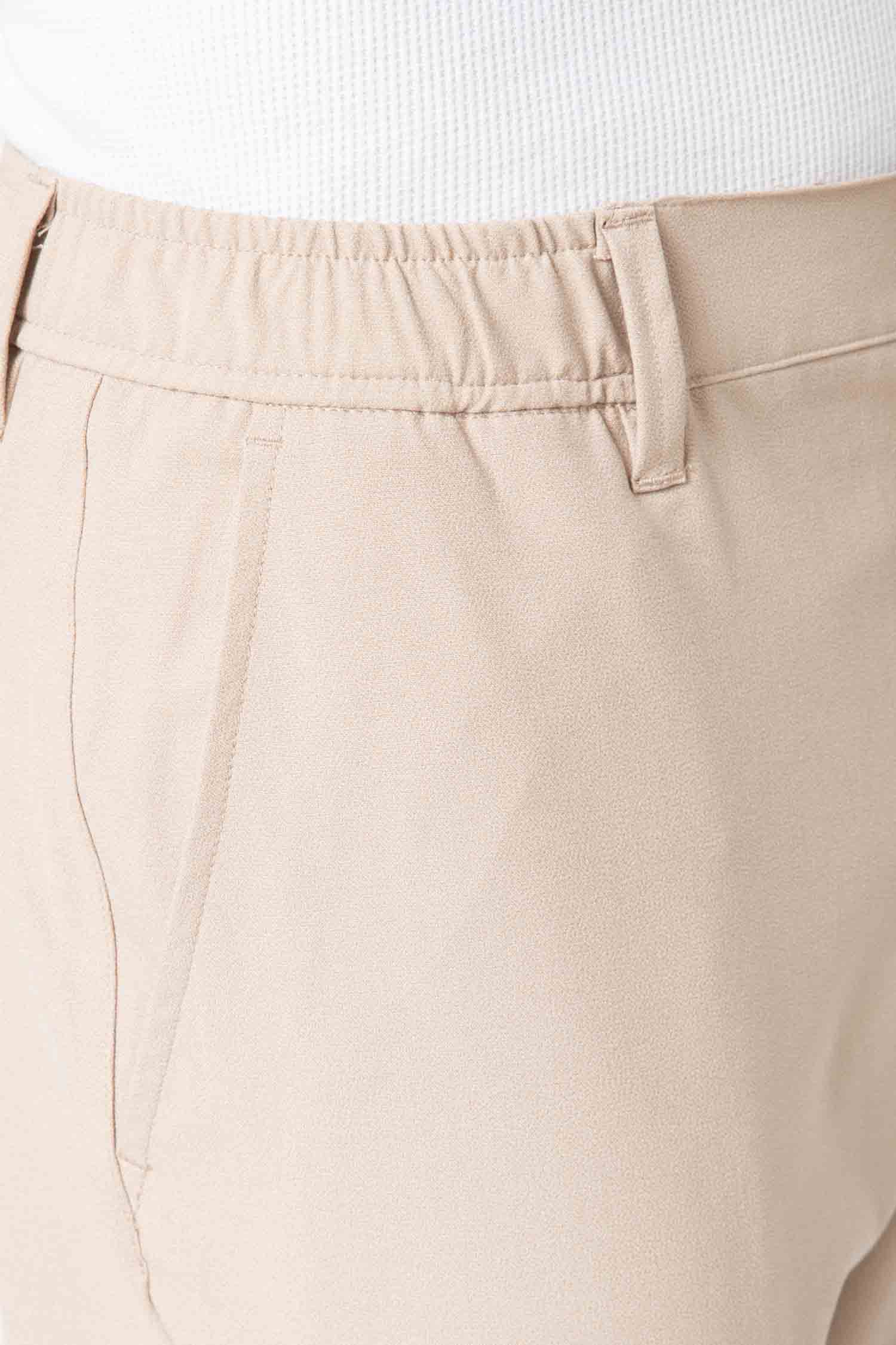 PANTALÓN CASUAL GOMA VESTIR BEIGE