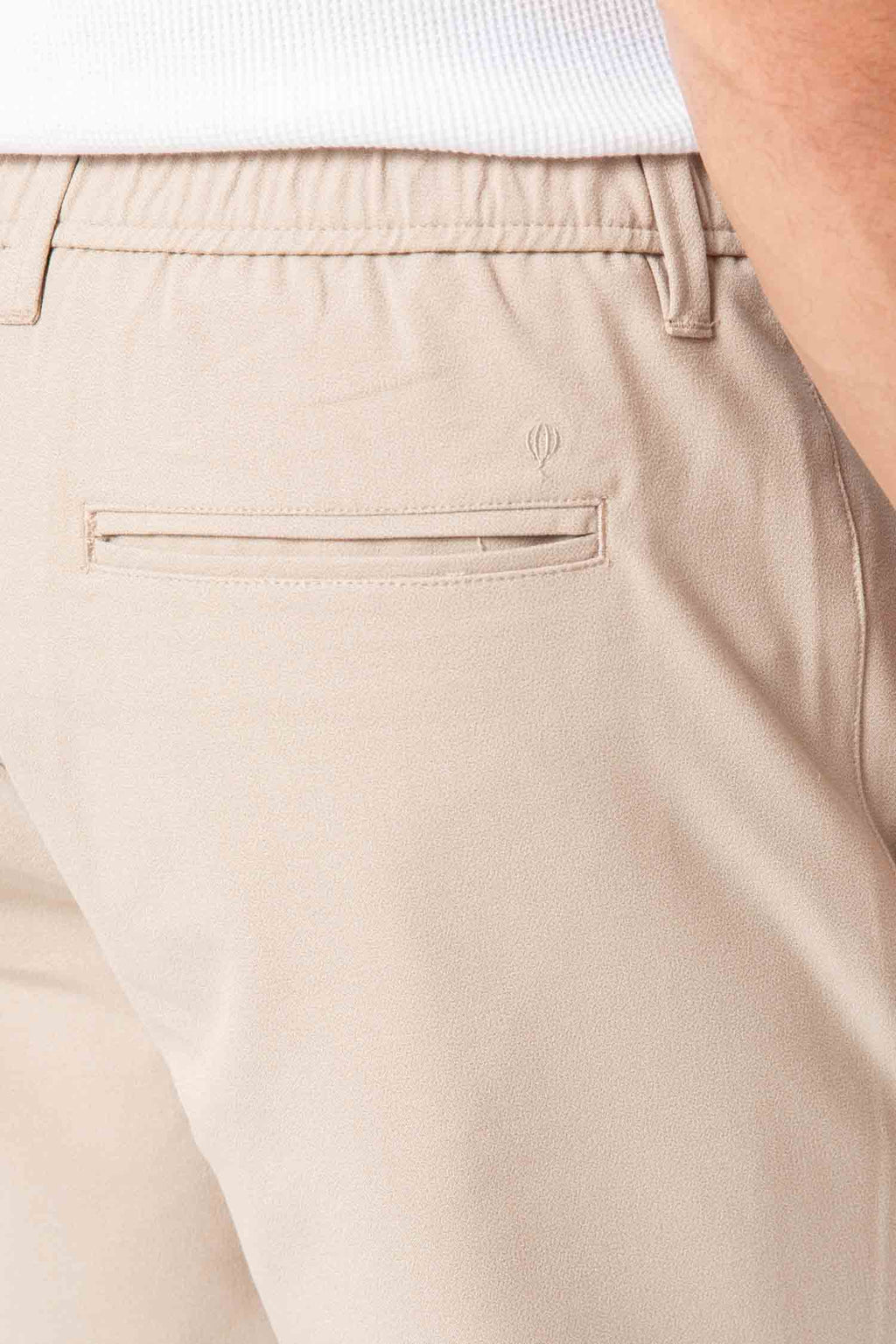 PANTALÓN CASUAL GOMA VESTIR BEIGE