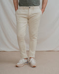 PANTALÓN CHINO SKINNY CROPPED BEIGE