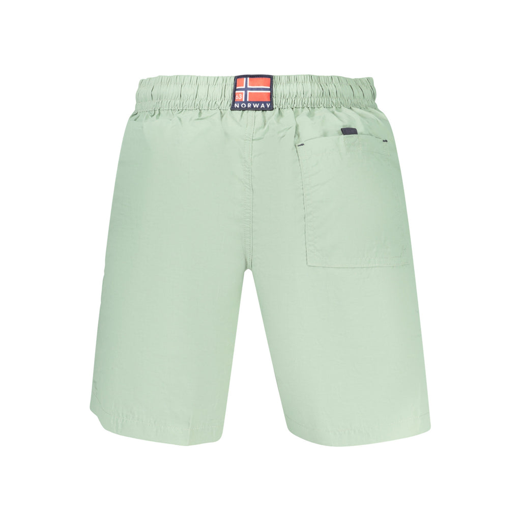Bañador Verde con Logo para Hombre | Norway Nautical 1963