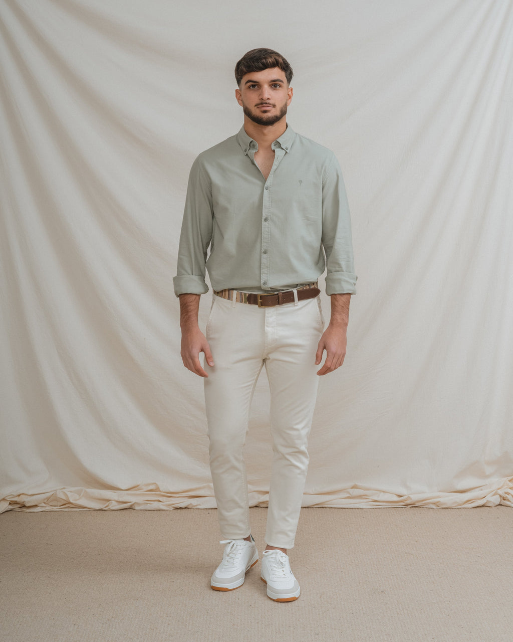 CAMISA OXFORD VERDE