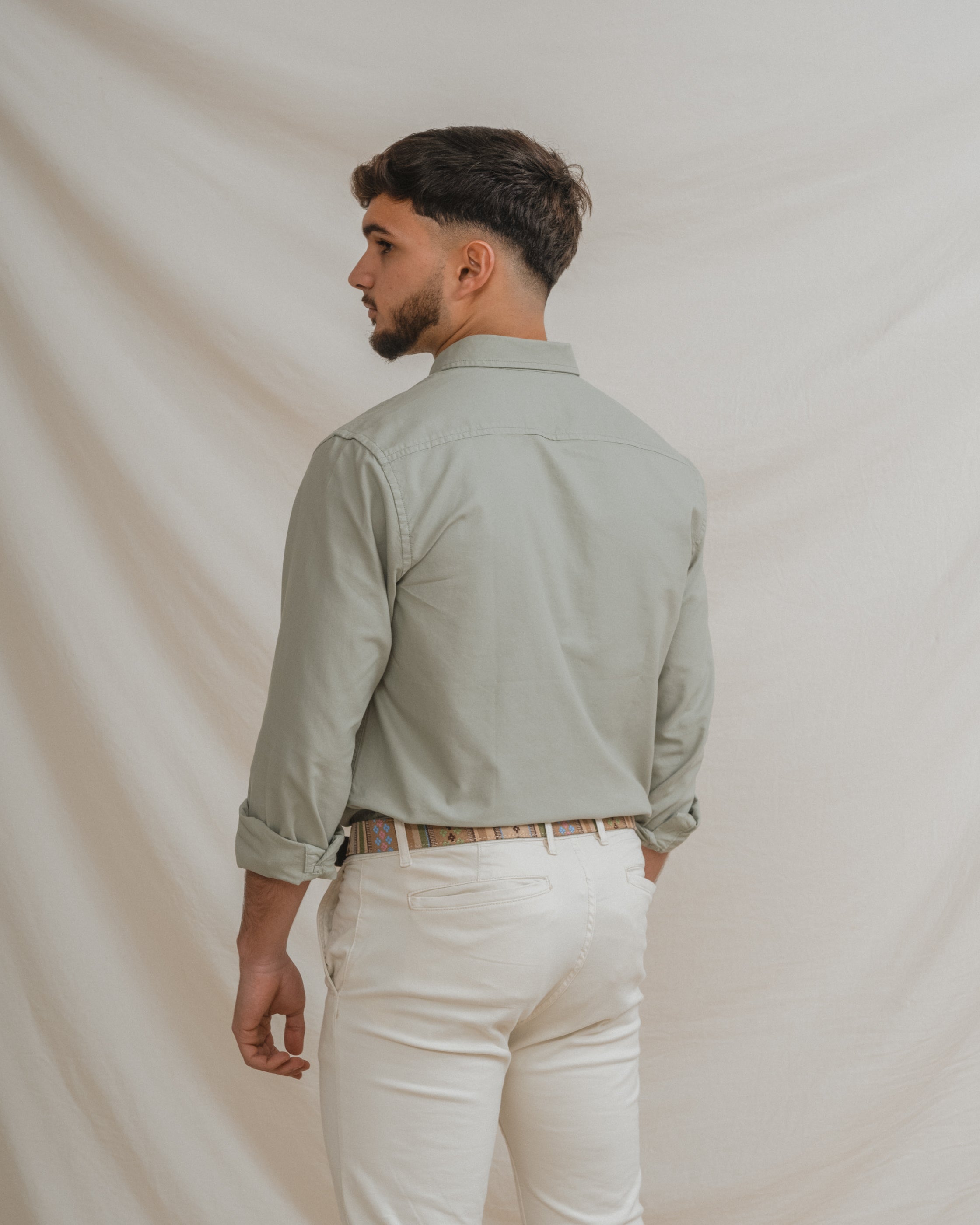 CAMISA OXFORD VERDE