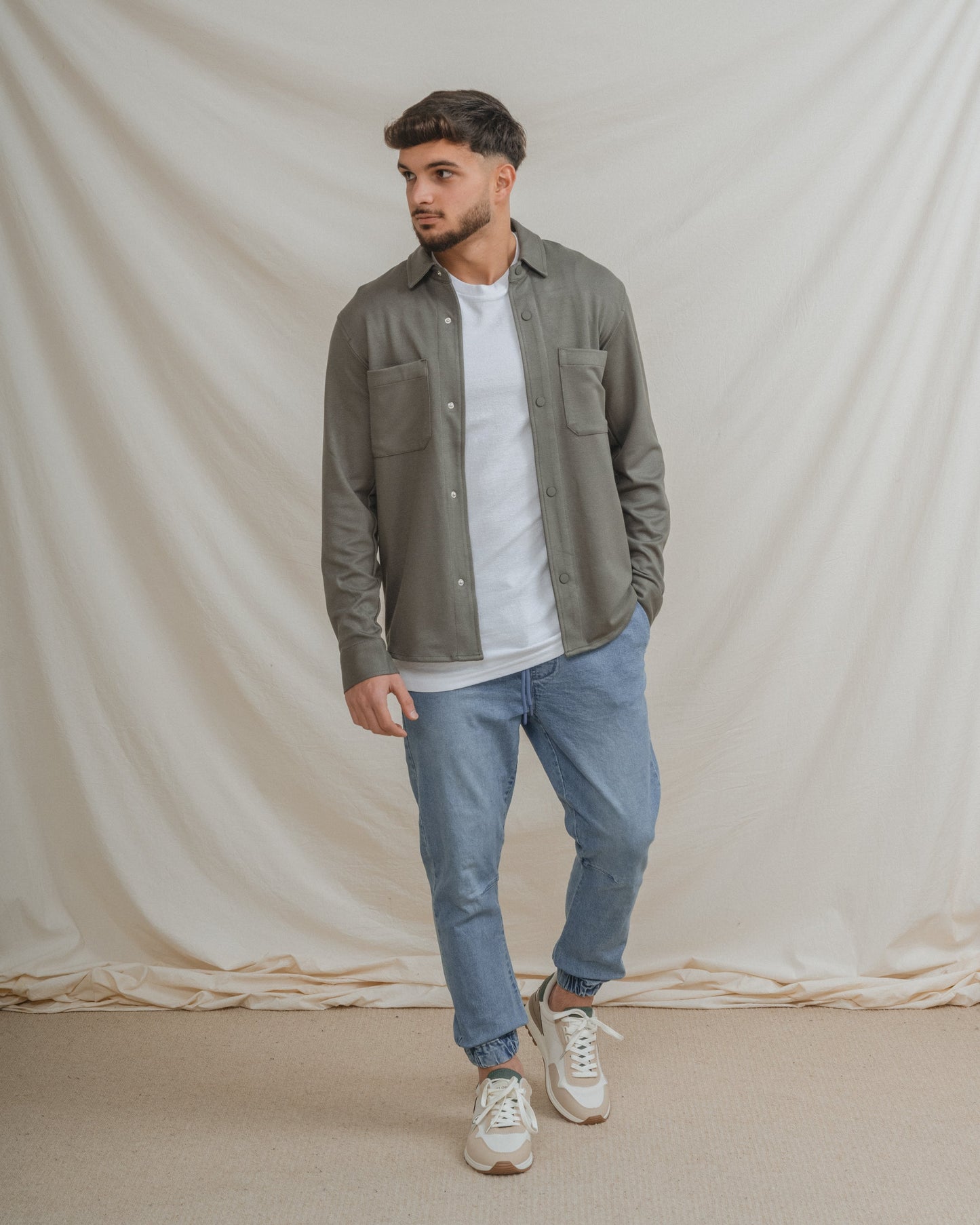 SOBRECAMISA PUNTO VERDE