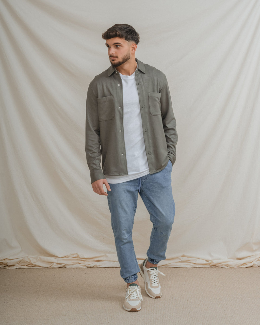 SOBRECAMISA PUNTO VERDE