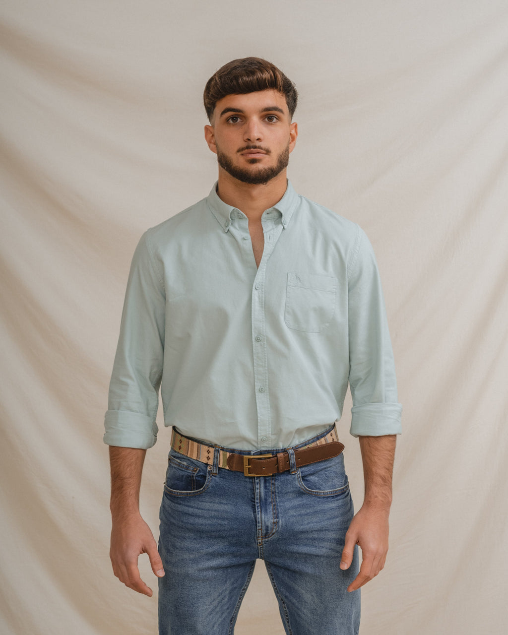 CAMISA OXFORD BOLSILLO