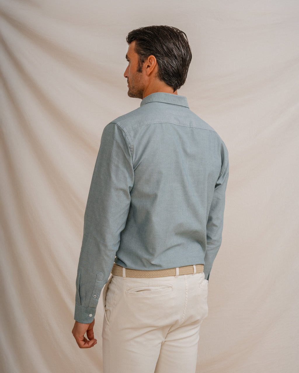 CAMISA OXFORD VERDE