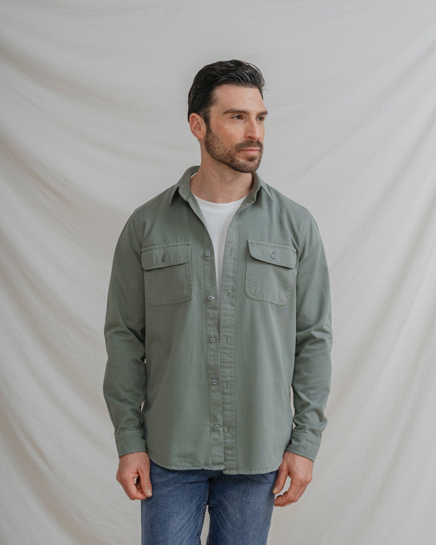 SOBRECAMISA VERDE