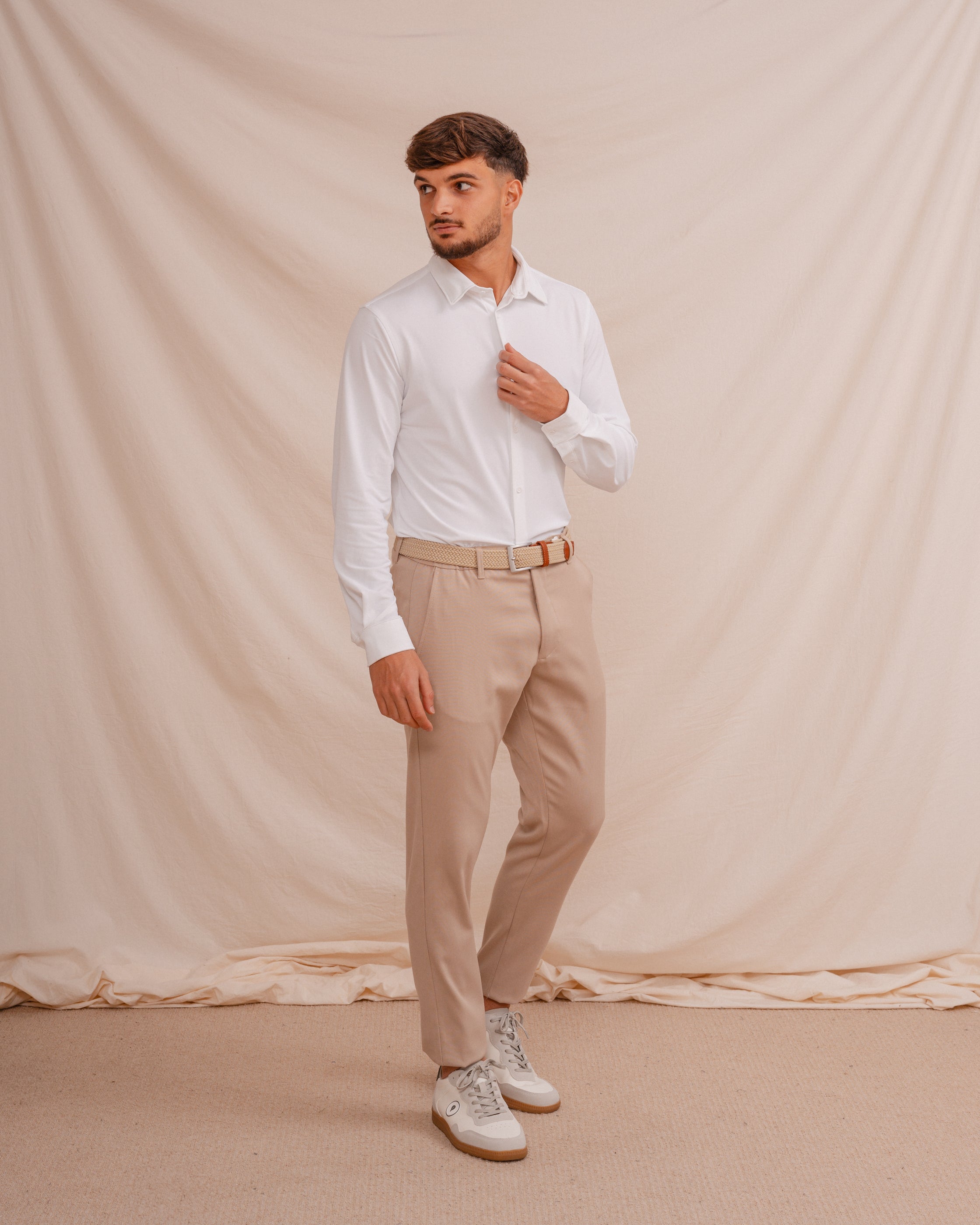 CAMISA ELÁSTICA BLANCA