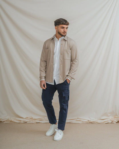 SOBRECAMISA PUNTO BEIGE