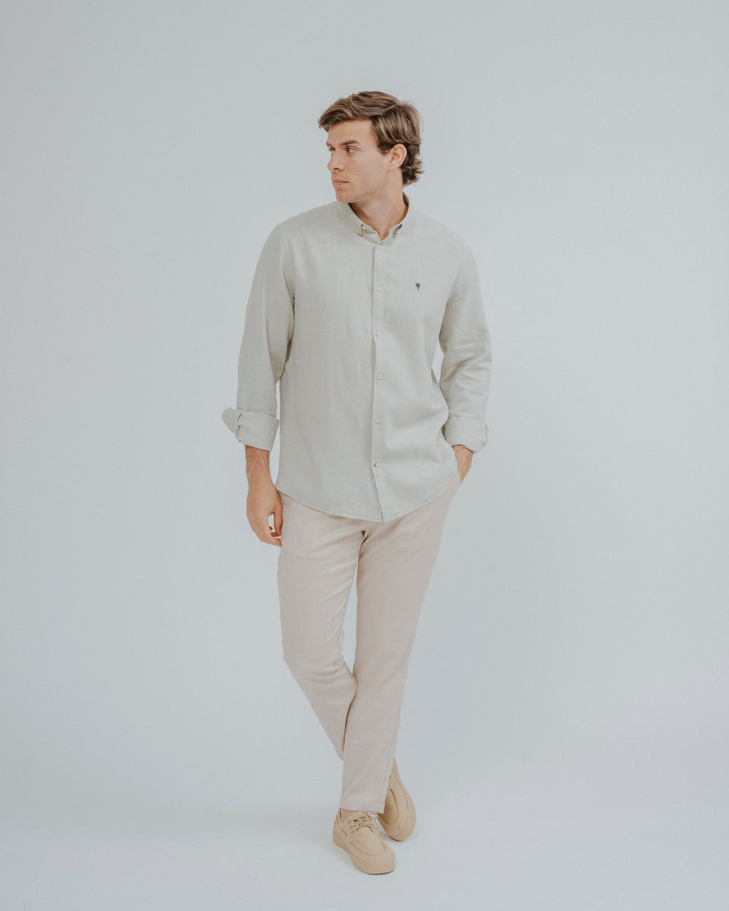 CAMISA LINO VERDE