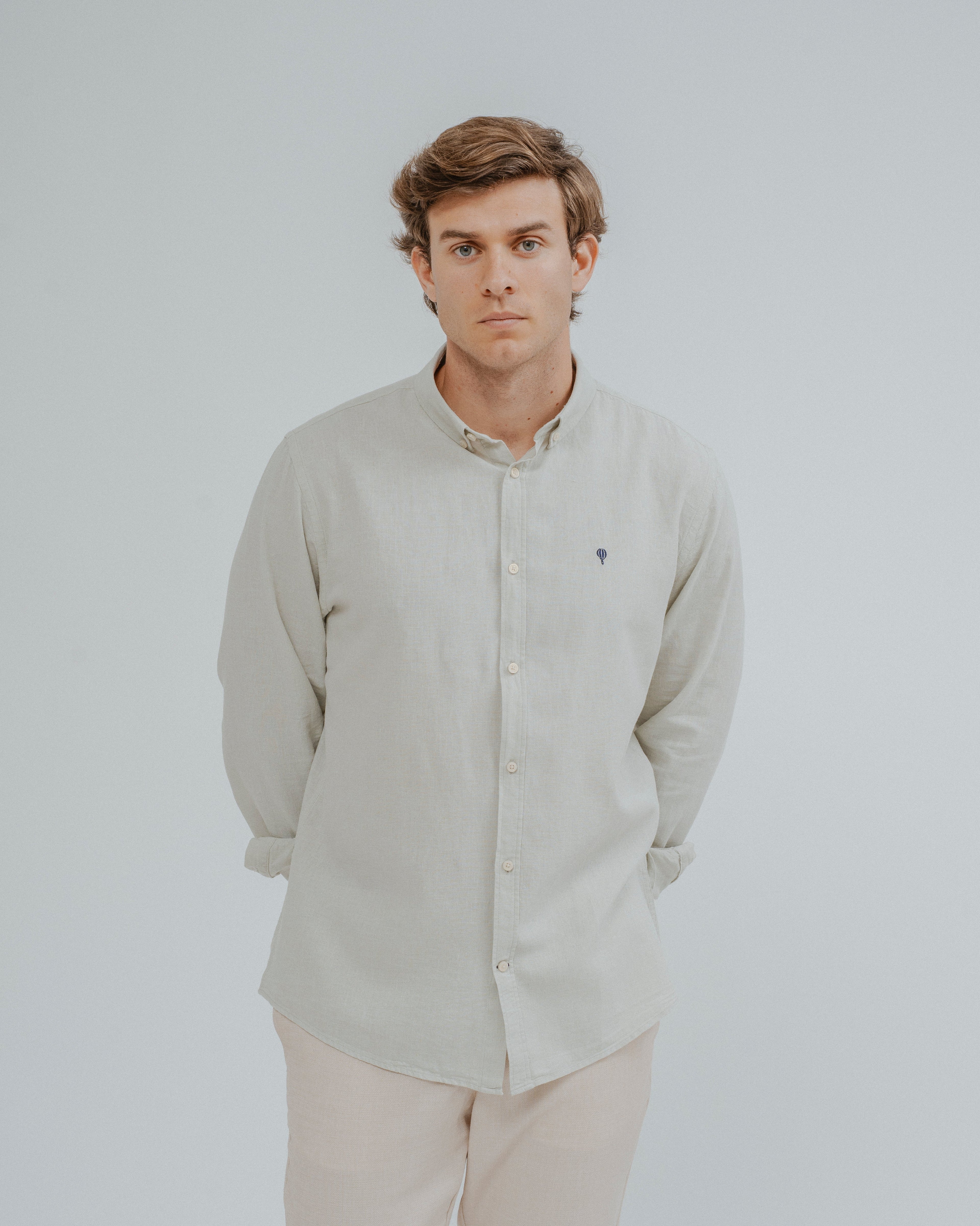 CAMISA LINO VERDE