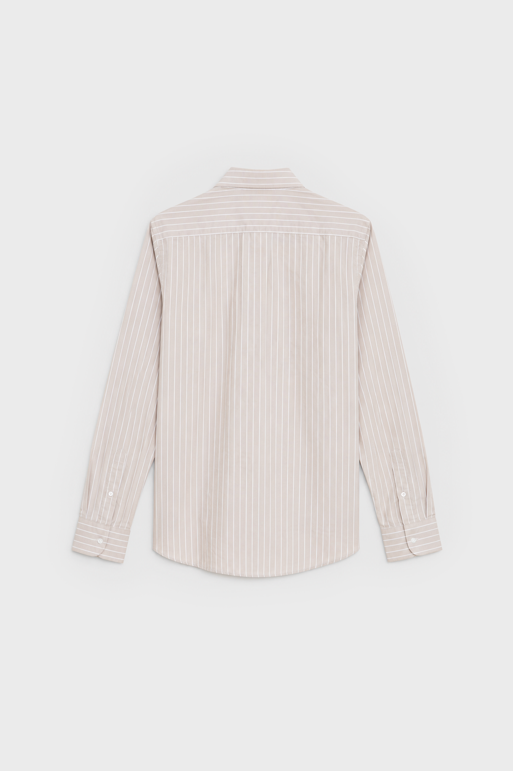 CAMISA OXFORD RAYAS BEIGE