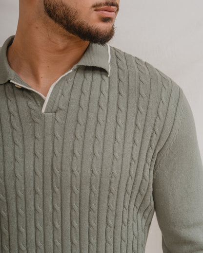 POLO TRICOT VERDE