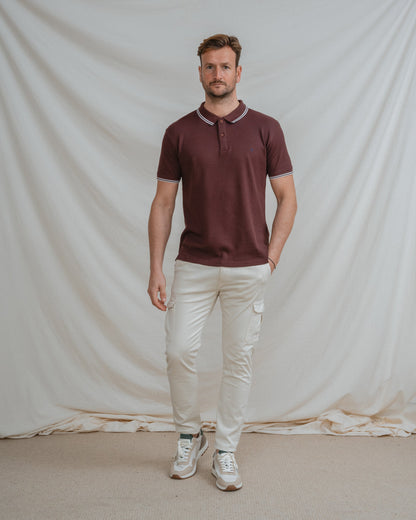 POLO ESTRUCTURA BURDEOS