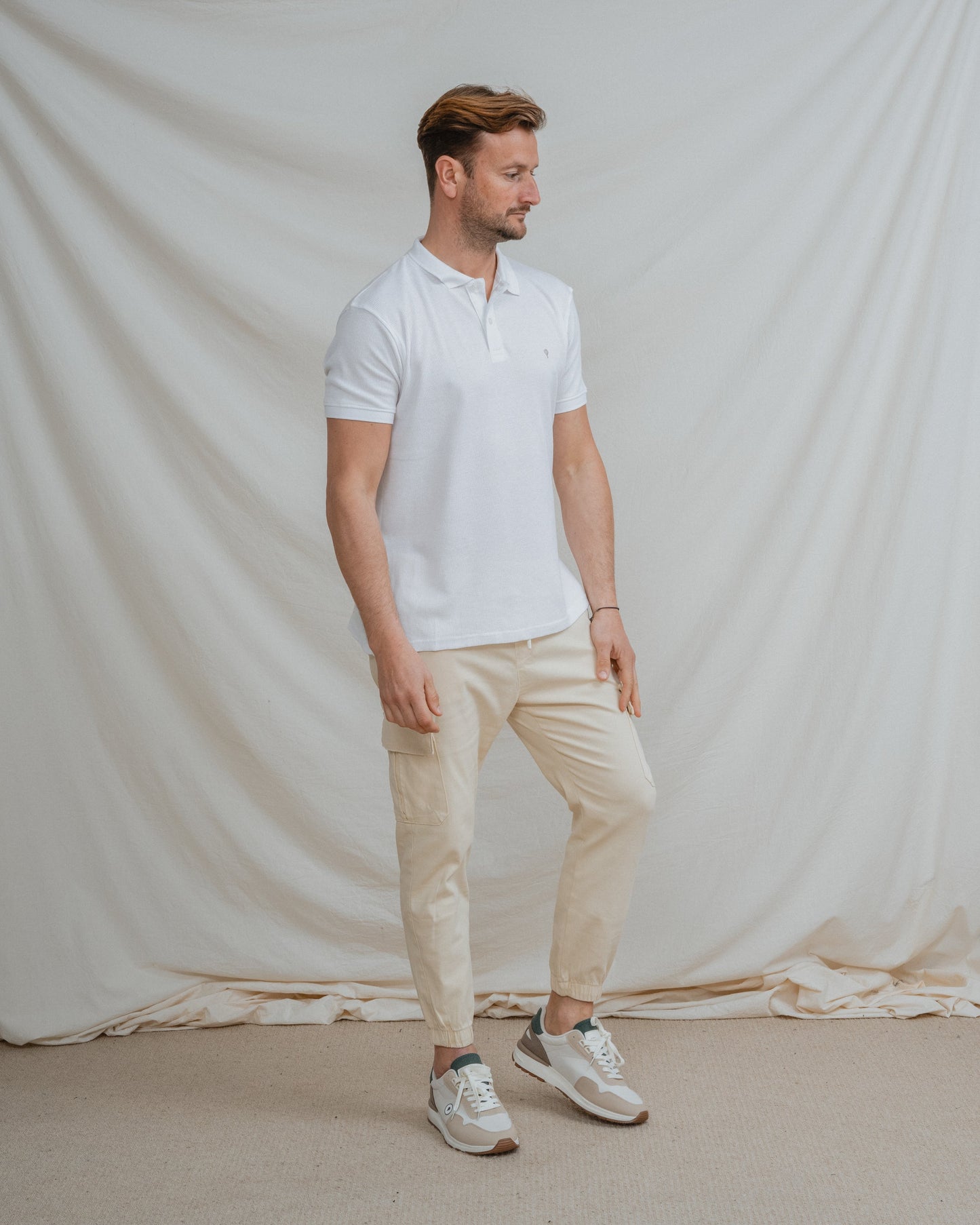 POLO ESTRUCTURA BLANCO
