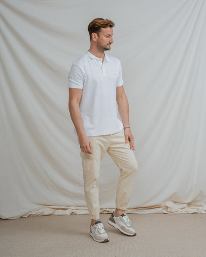 POLO ESTRUCTURA BLANCO
