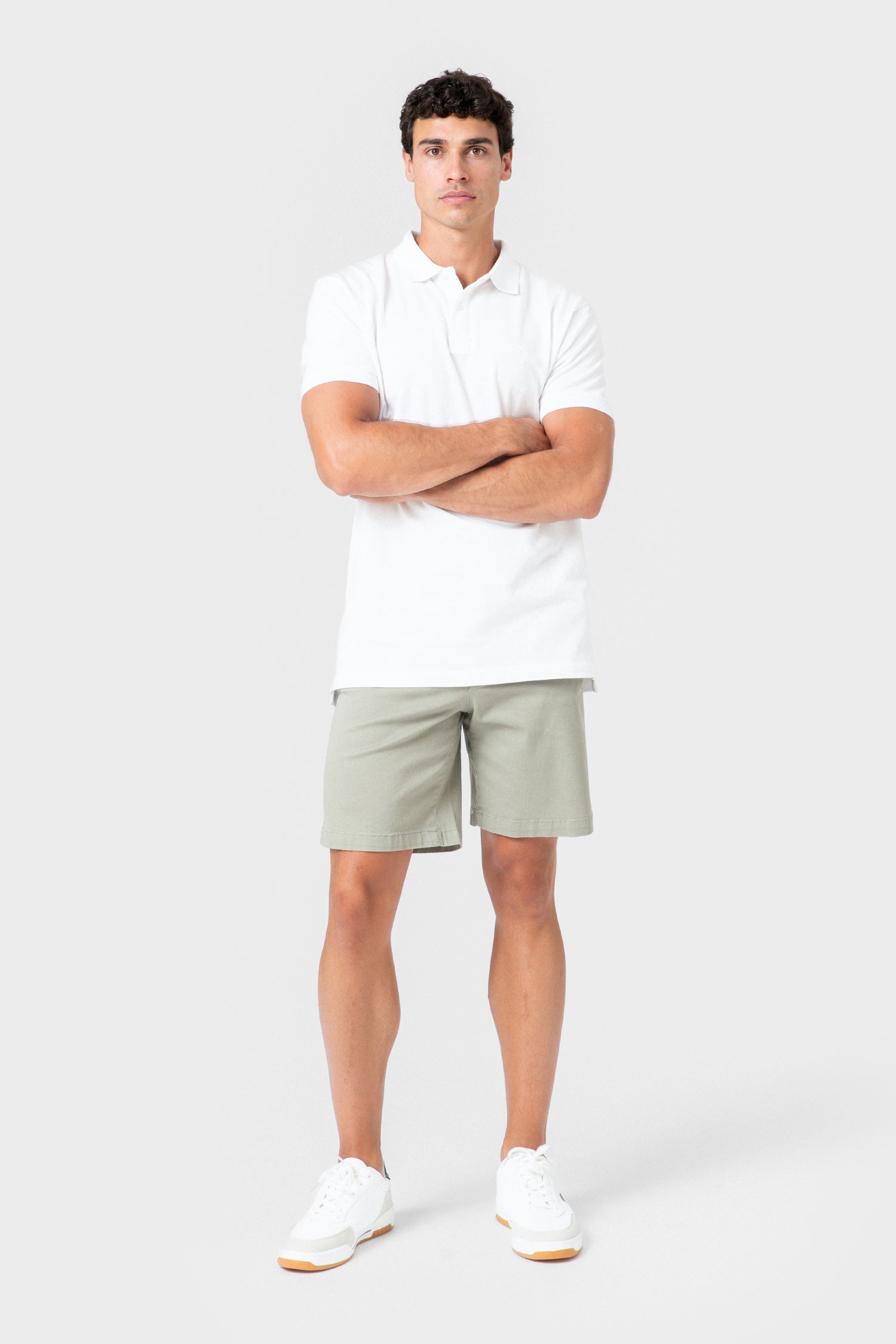 POLO BÁSICO REGULAR FIT BLANCO