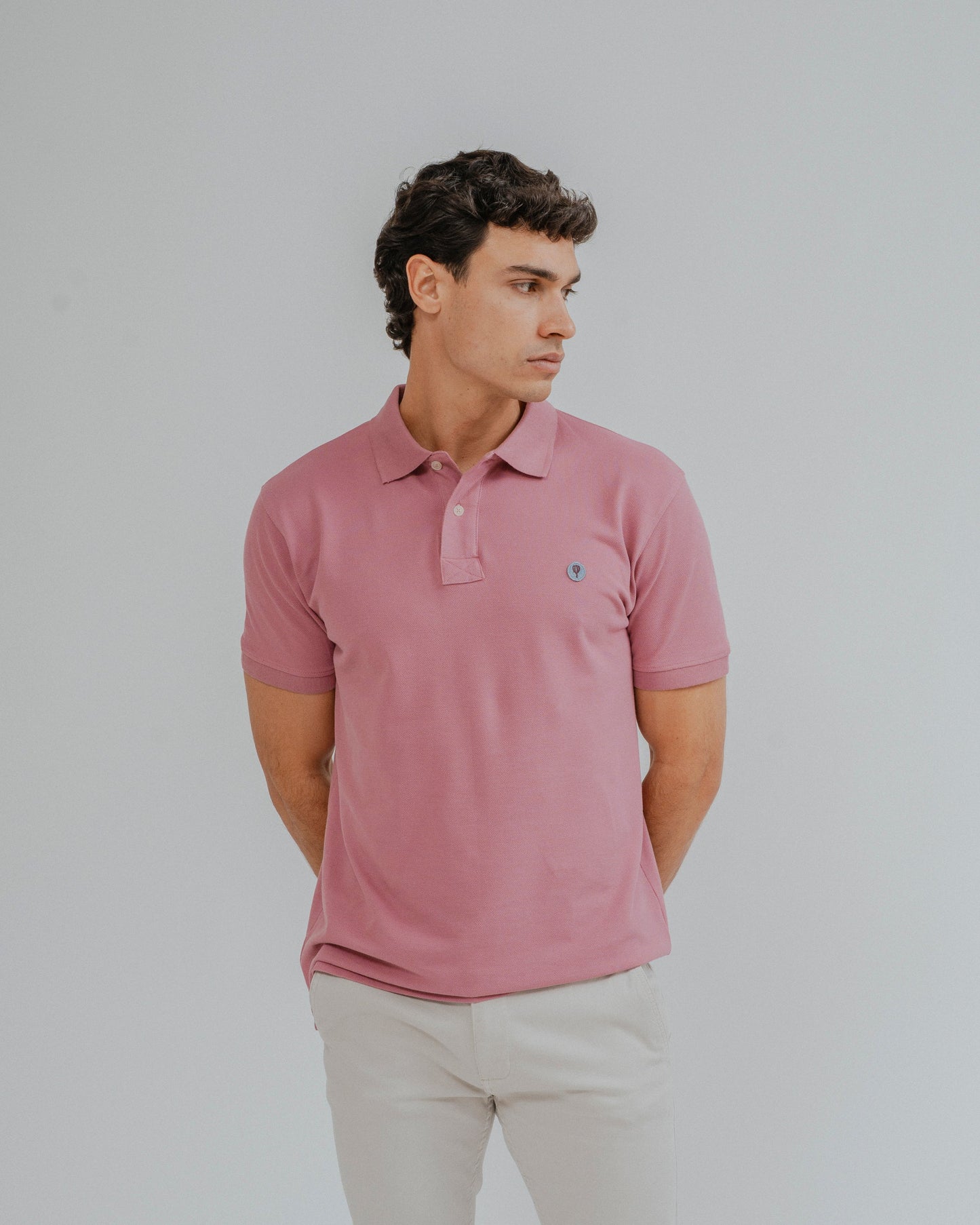 POLO BÁSICO COMFORT ROSA