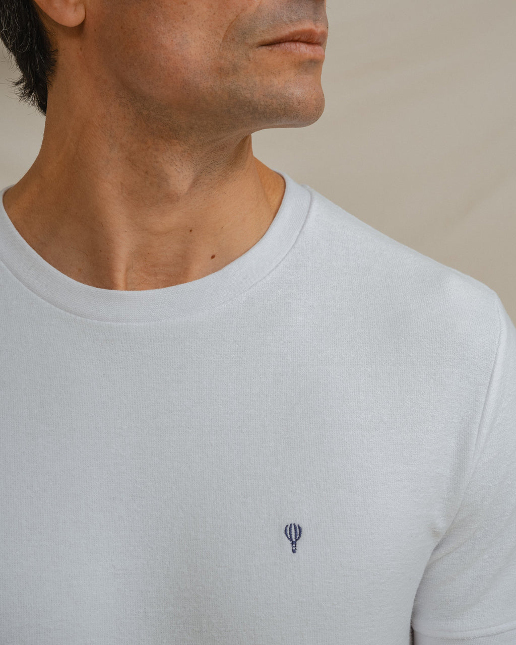 CAMISETA TEXTURA BLANCA