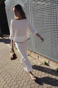 CULOTTE-HOSE MIT KONTRAST-PIPING