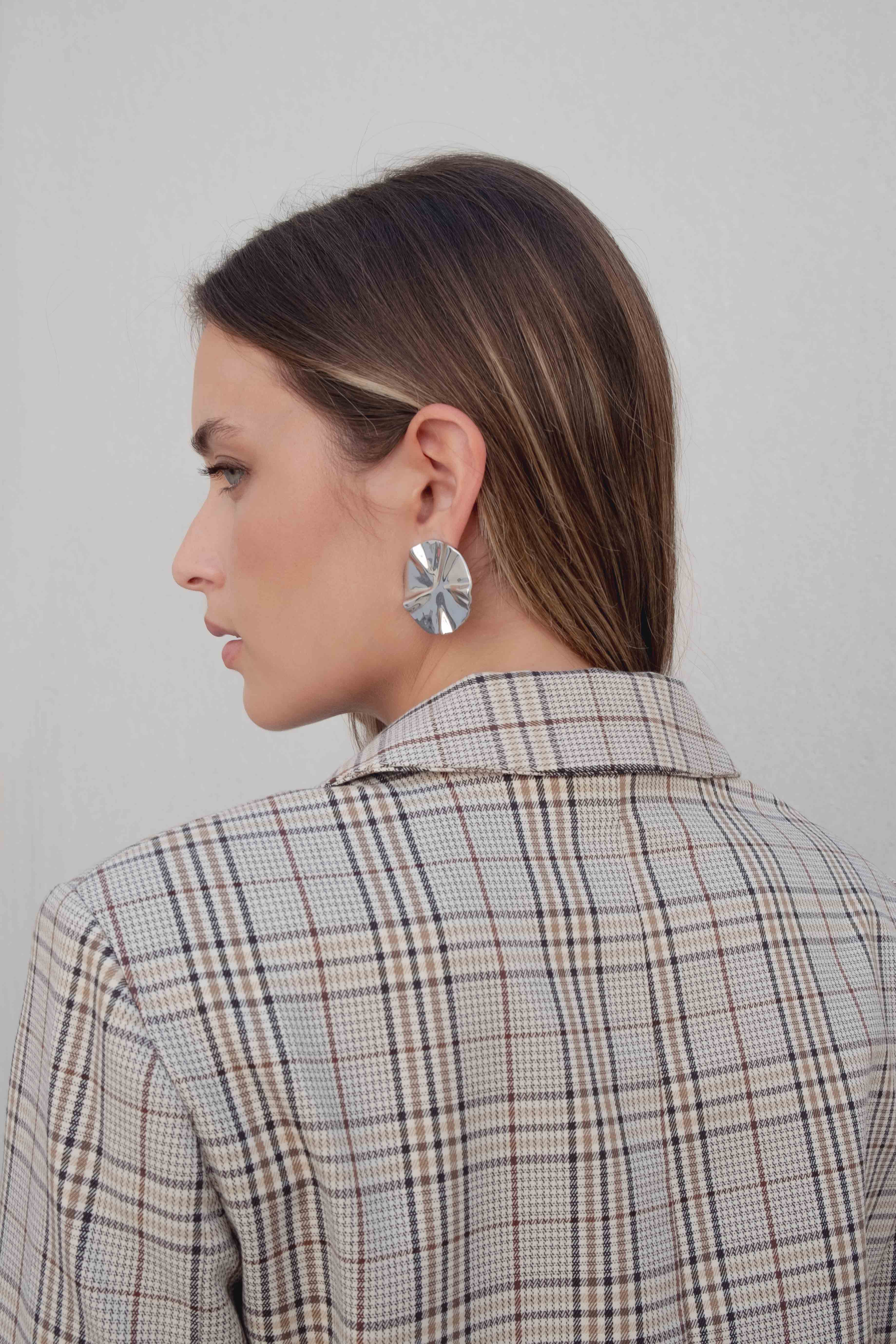 CHAQUETA CROPPED CUADROS