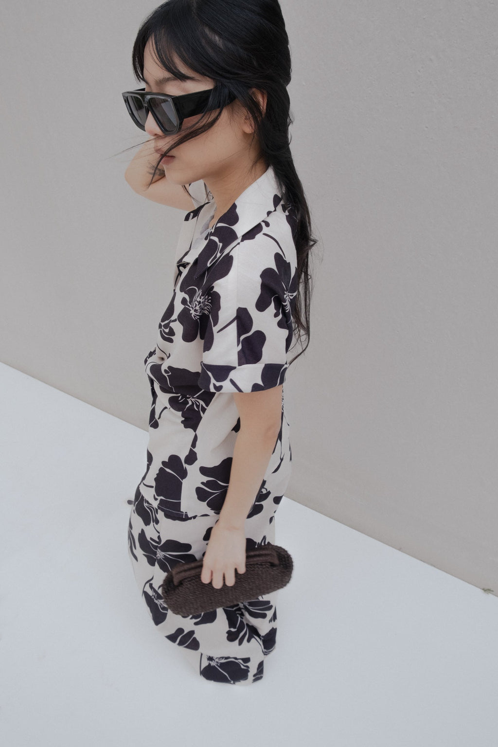CAMISA NUDO ESTAMPADA
