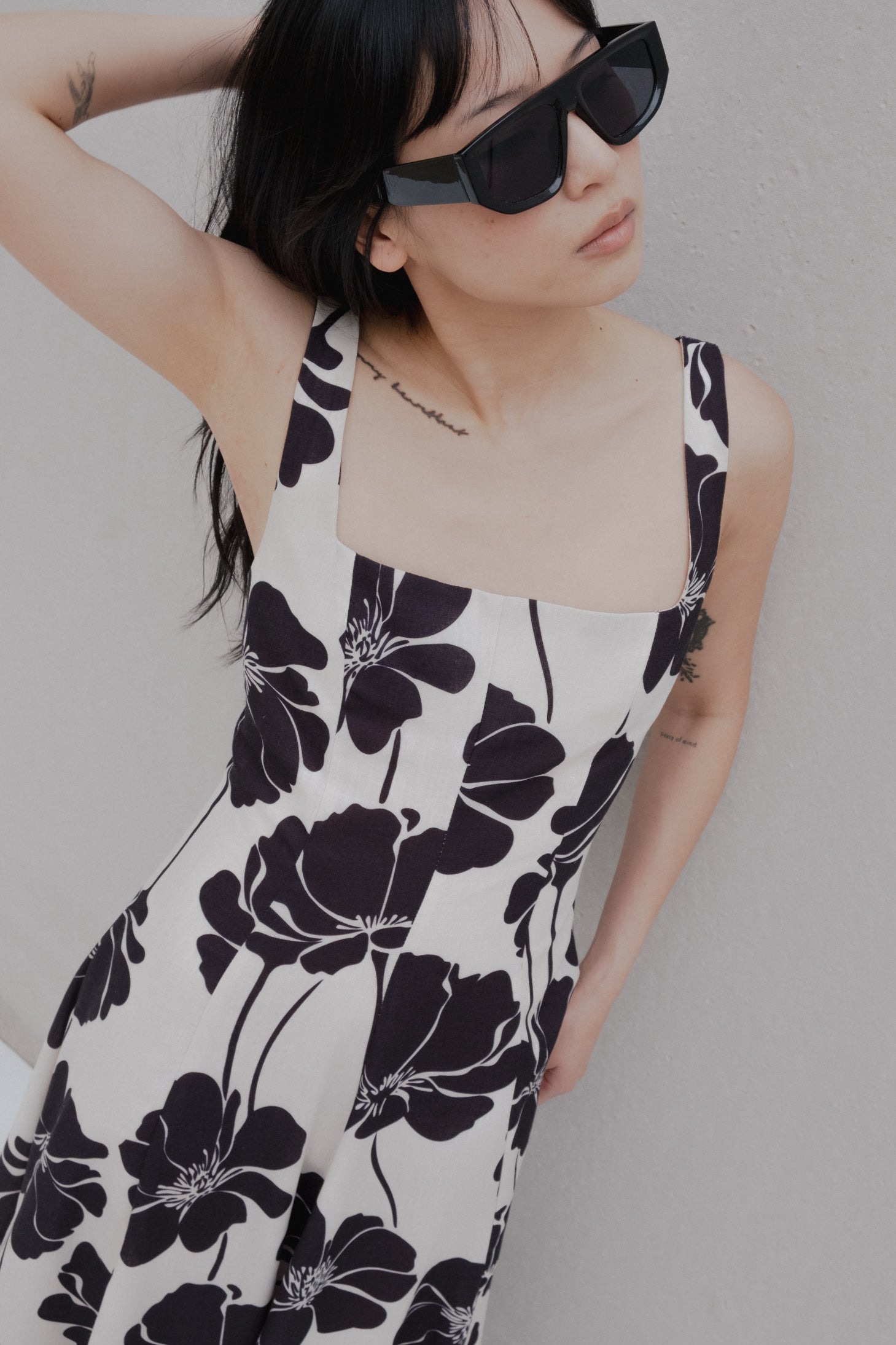 VESTIDO MIDI ESTAMPADO