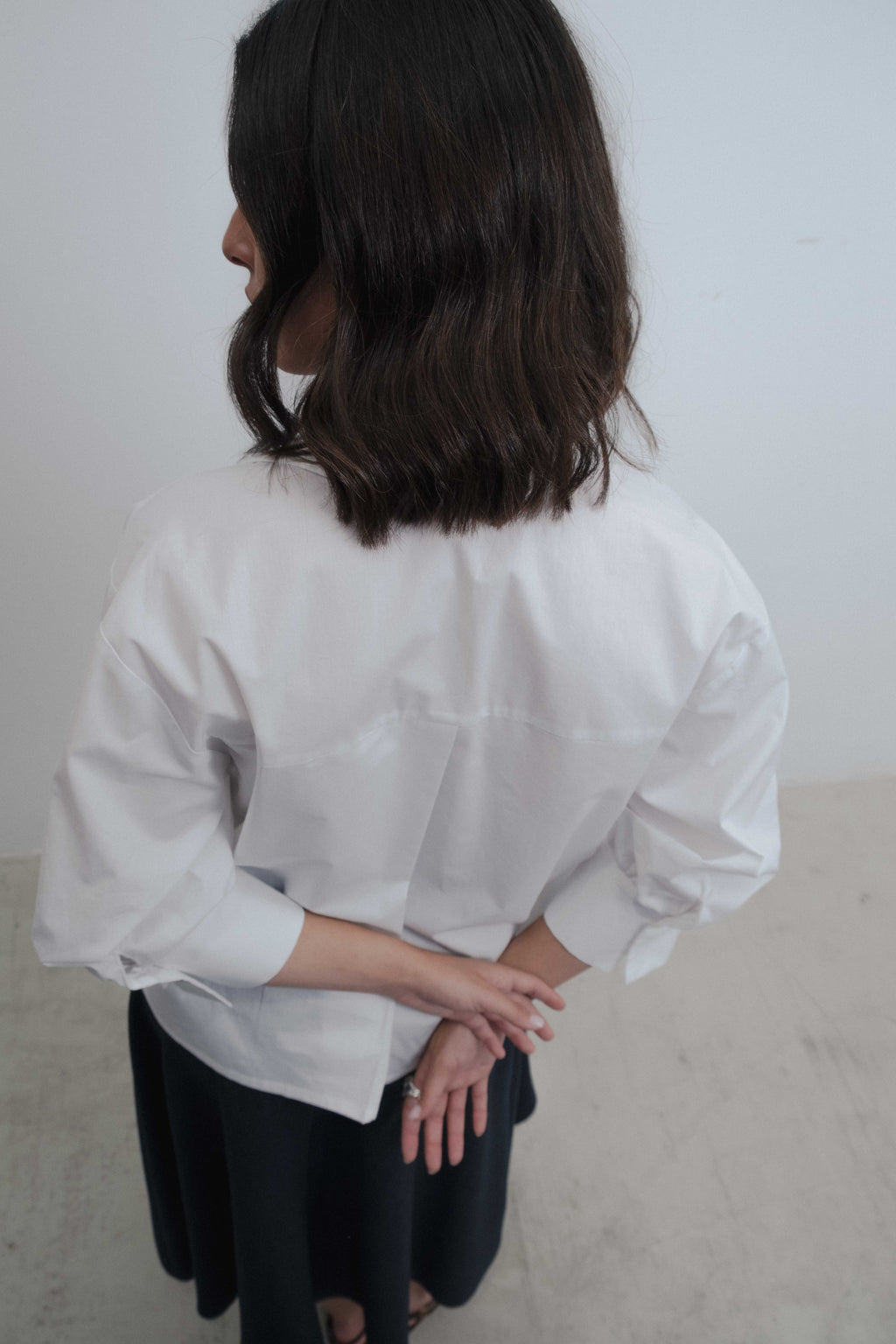 CAMISA MANGA ABULLONADA