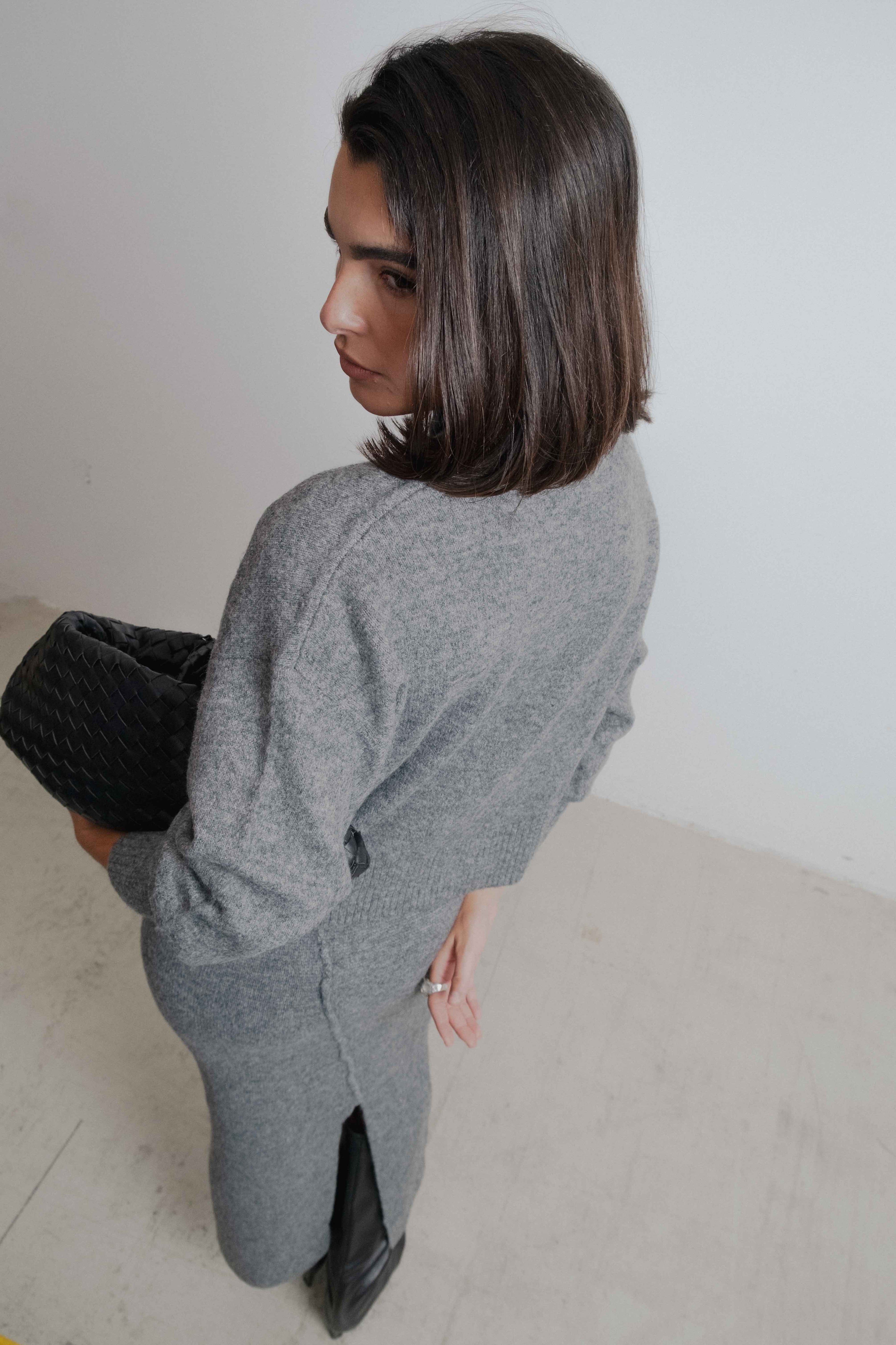 FALDA MIDI PUNTO