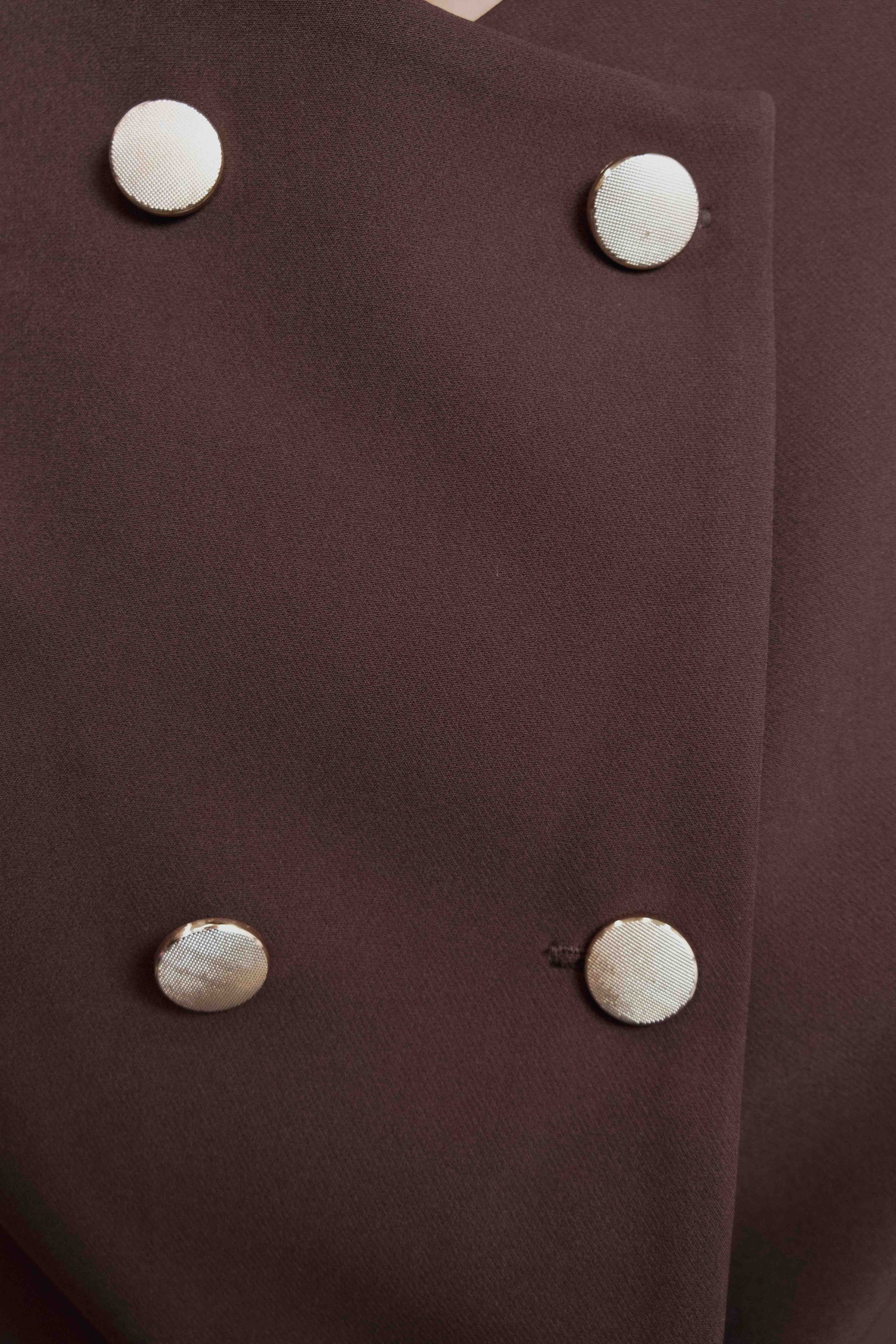 CHALECO CRUZADO BOTONES