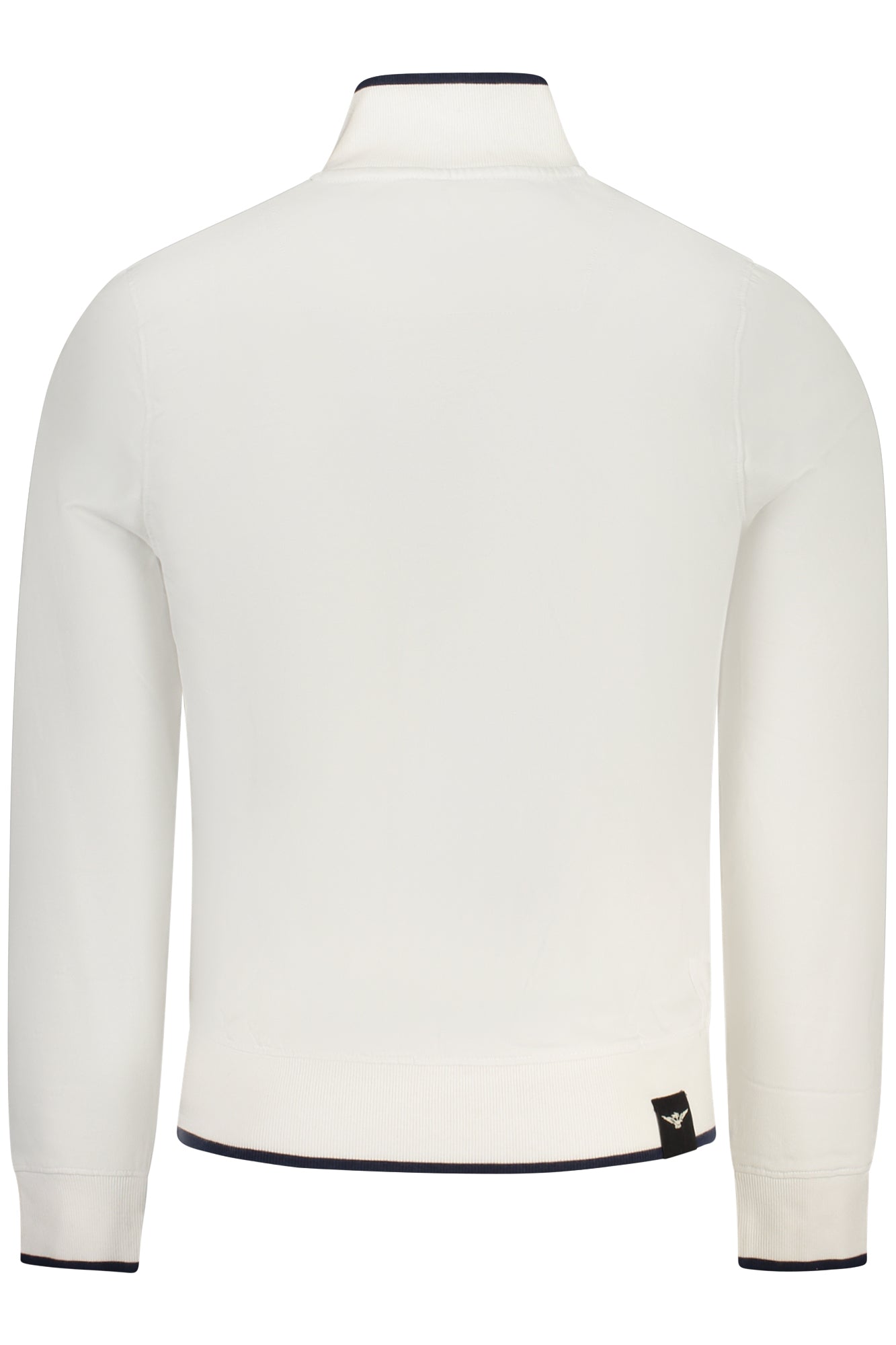 Sudadera blanca con cremallera para hombre de la Academia Militar