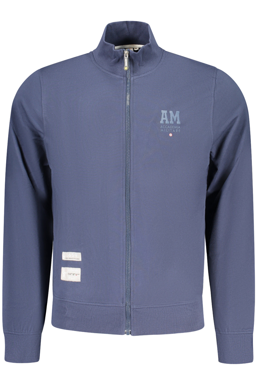 Sudadera negra con cremallera para hombre de la Academia Militar