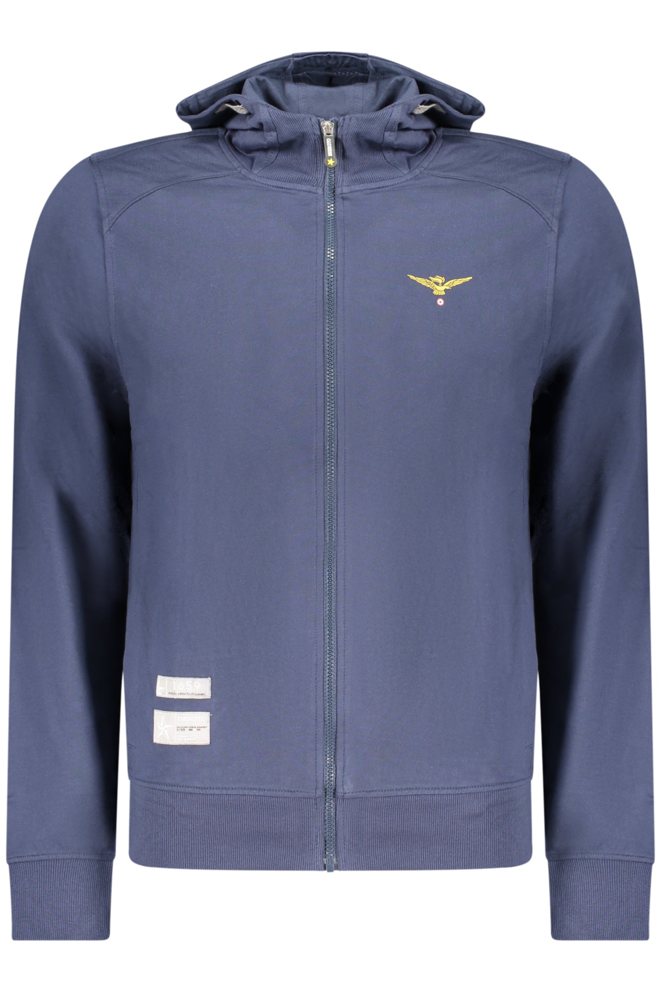 Sudadera blanca con cremallera para hombre de la Academia Militar