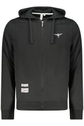 Sudadera negra con cremallera para hombre de la Academia Militar