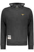 Sudadera con cremallera para hombre de la Academia Militar, color verde.