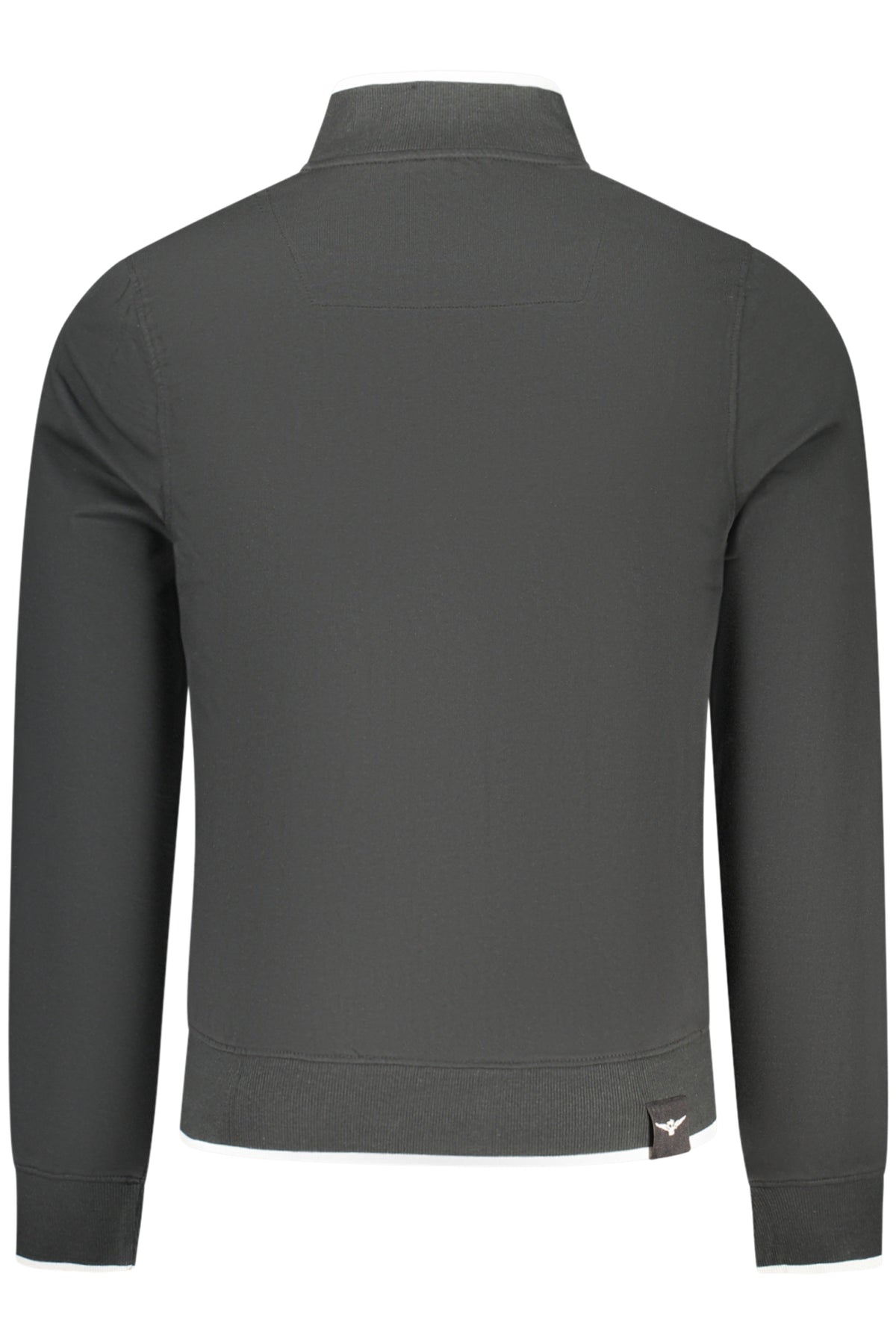 Sudadera negra con cremallera para hombre de la Academia Militar