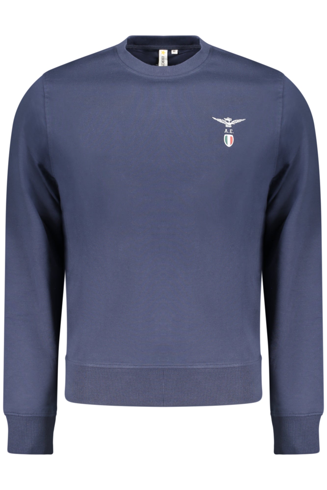 Sudadera azul con cremallera para hombre de la Academia Militar