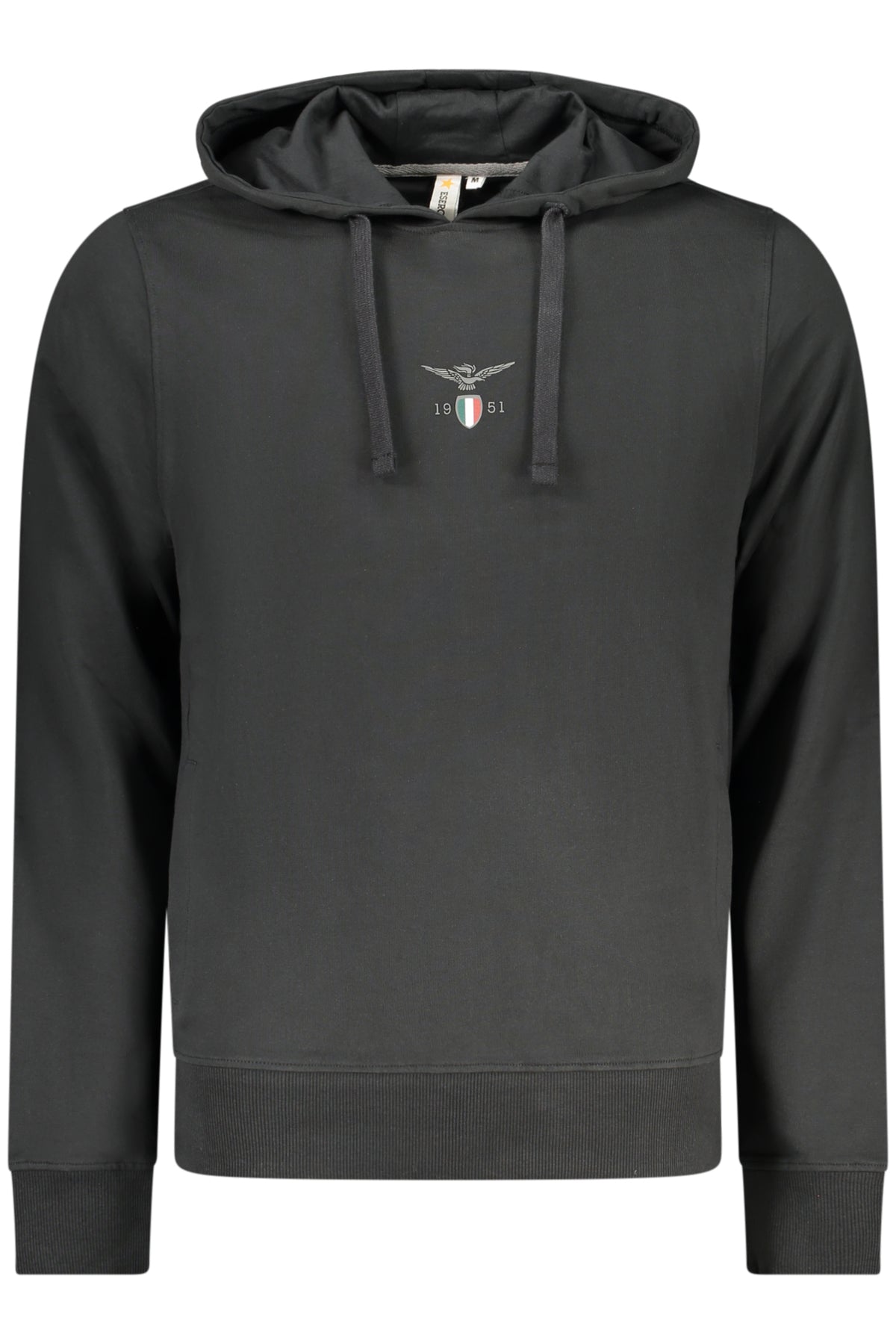 Sudadera negra con cremallera para hombre de la Academia Militar
