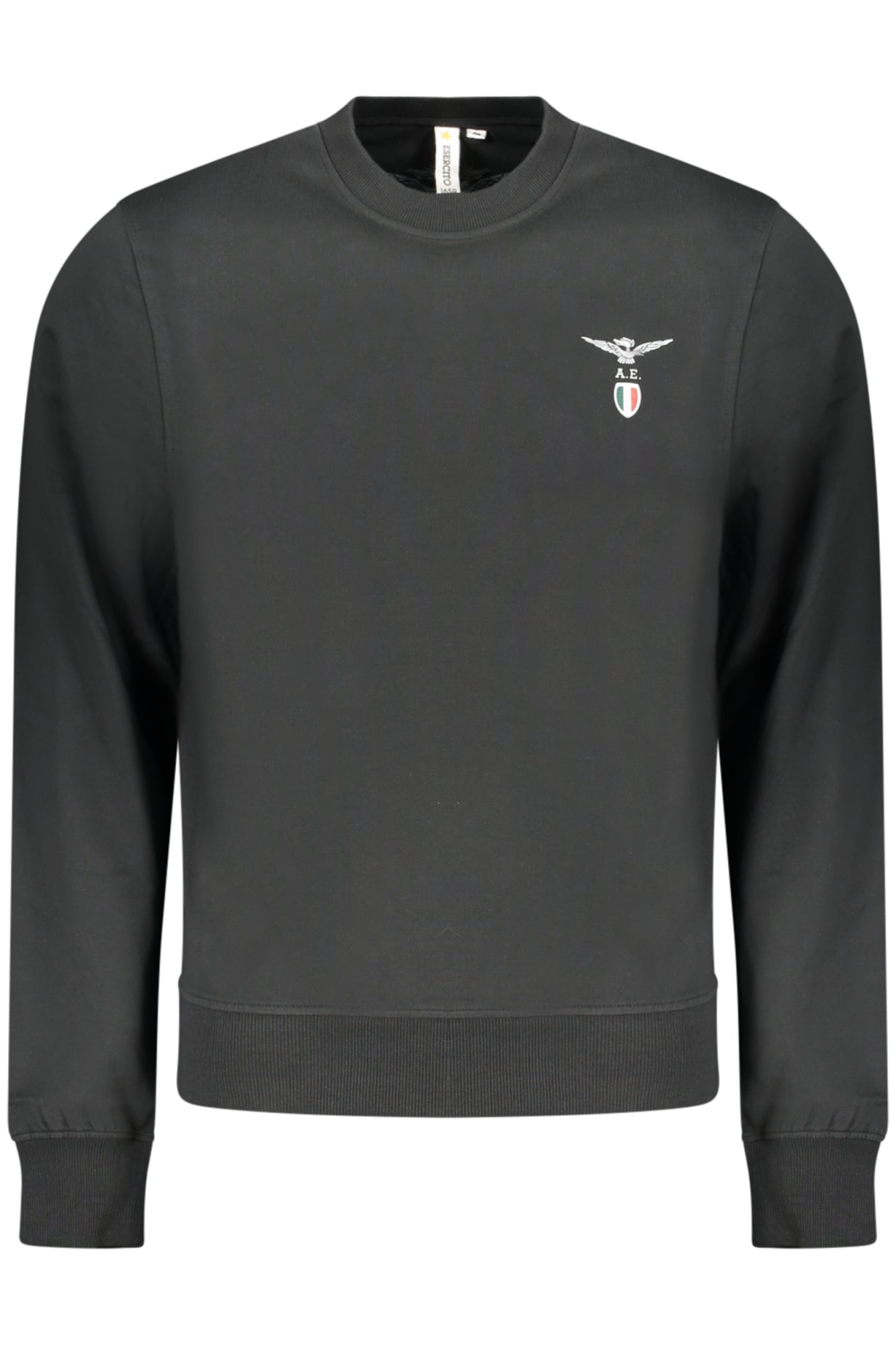 Sudadera negra con cremallera para hombre de la Academia Militar
