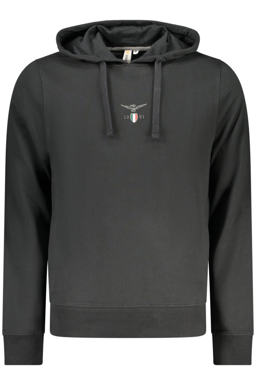 Sudadera negra con cremallera para hombre de la Academia Militar
