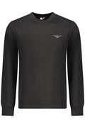Sudadera negra con cremallera para hombre de la Academia Militar