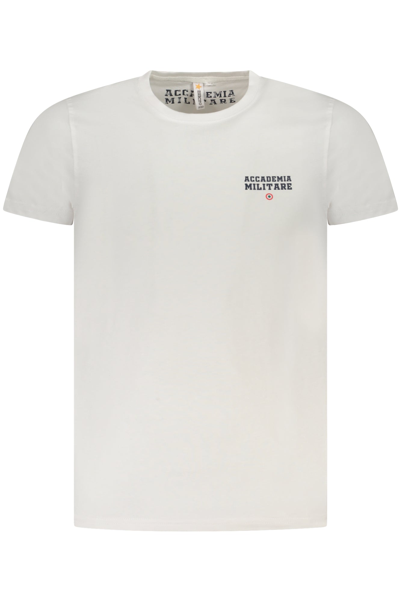 CAMISETA BLANCA DE MANGA CORTA PARA HOMBRE DE LA ACADEMIA MILITAR