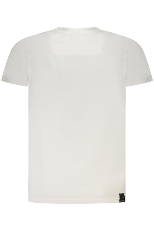 CAMISETA BLANCA DE MANGA CORTA PARA HOMBRE DE LA ACADEMIA MILITAR